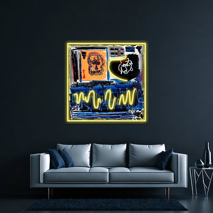 Arrhythmia Fine Art Painting Wall Artwork Neon Signs