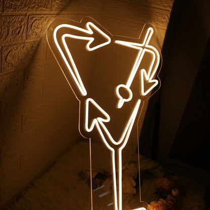 Arrow Cocktails Yellow Neon Sign | Shineneon