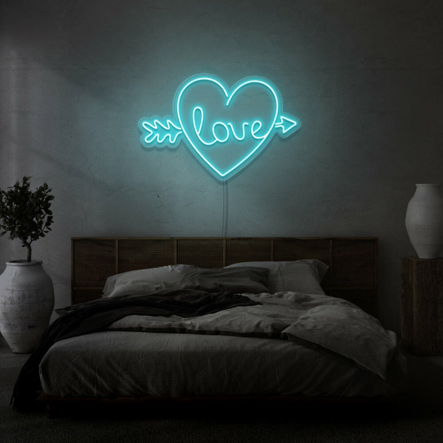 Arrow Heart Love Custom Neon Sign | Shineneon