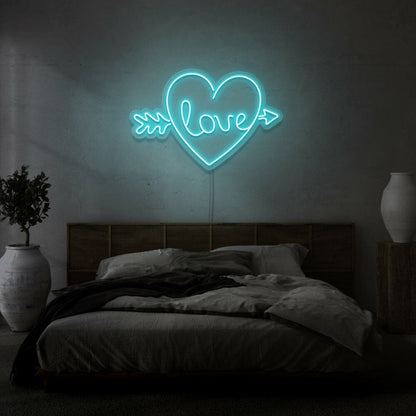 Arrow Heart Love Custom Neon Sign | Shineneon