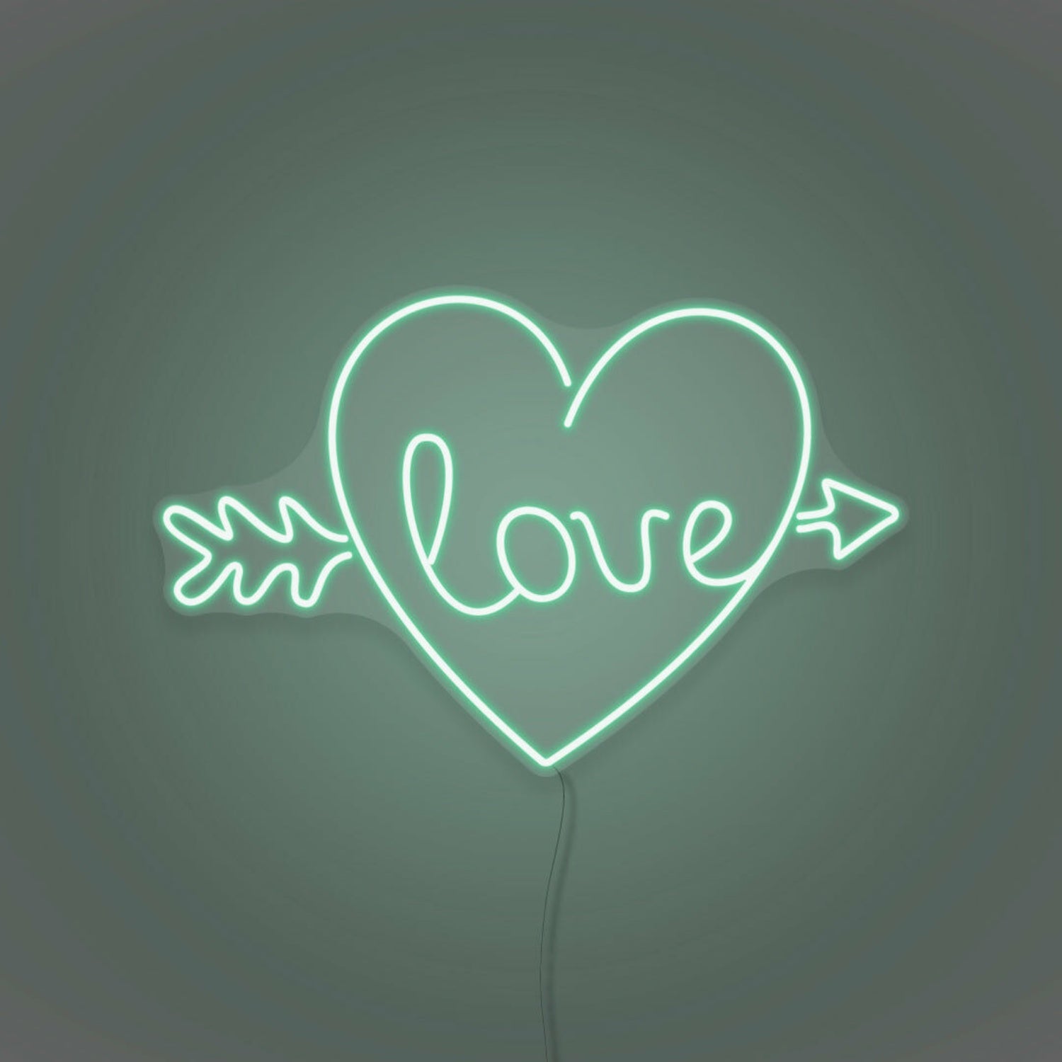 Arrow Heart Love Custom Neon Sign | Shineneon