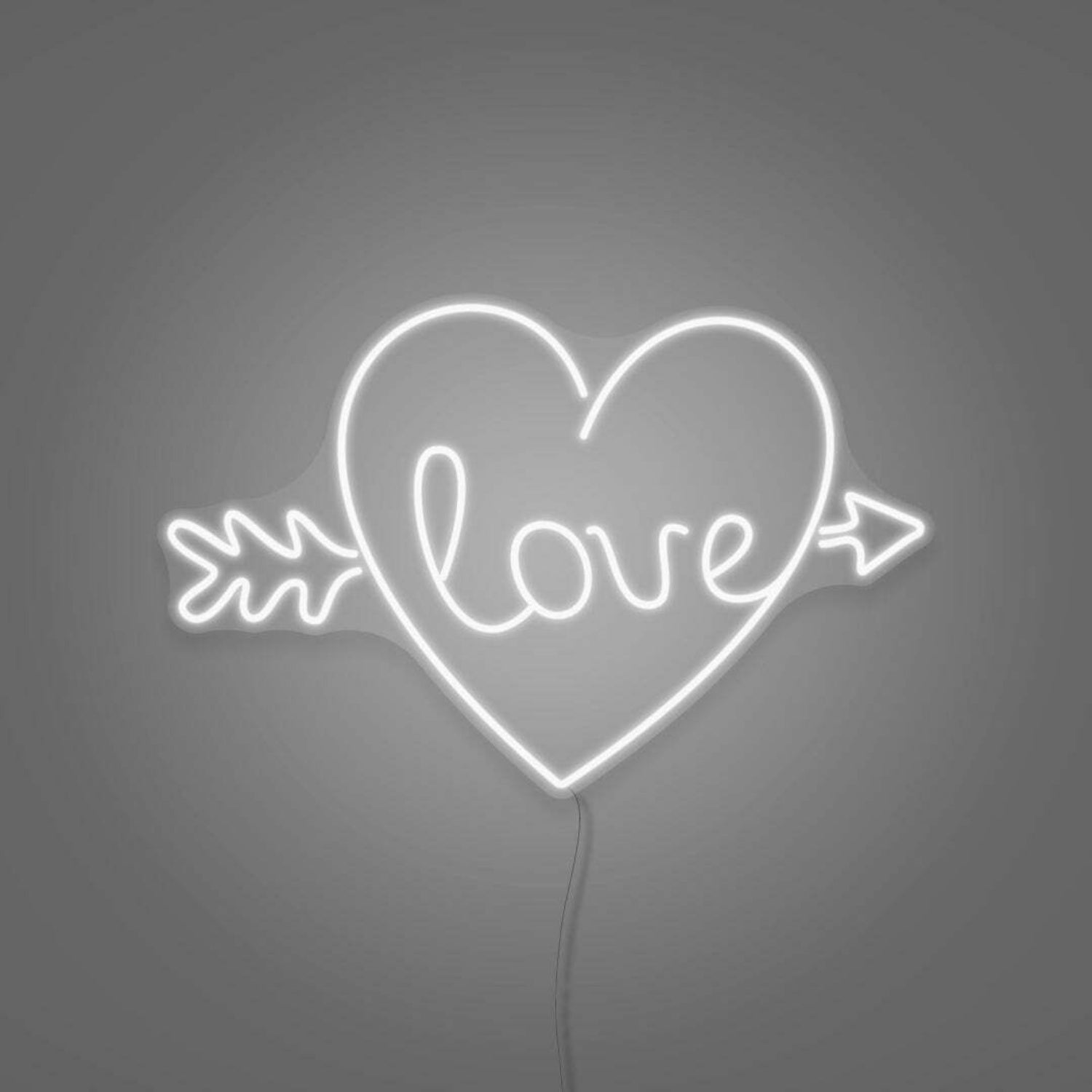 Arrow Heart Love Custom Neon Sign | Shineneon