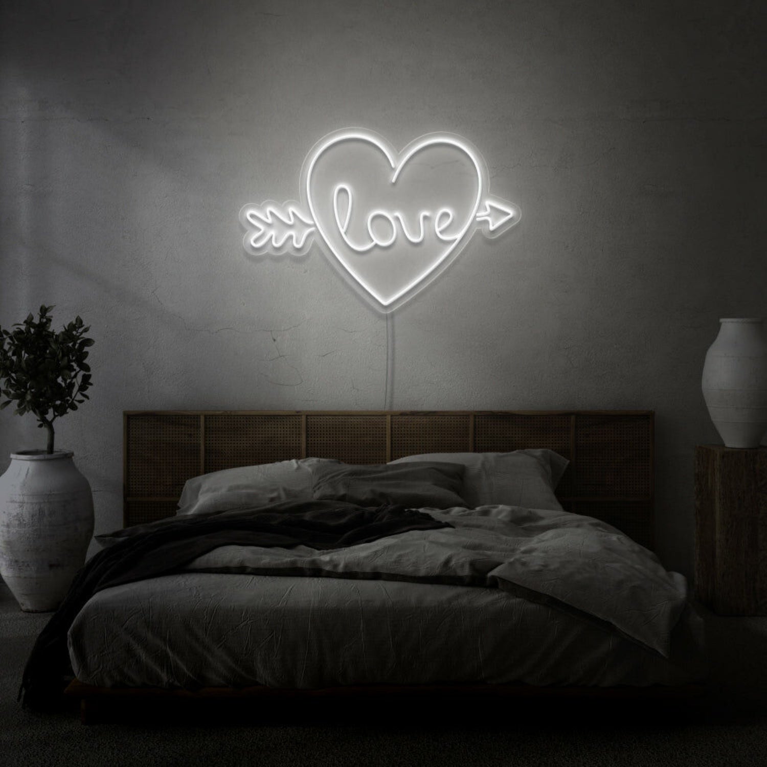 Arrow Heart Love Custom Neon Sign | Shineneon