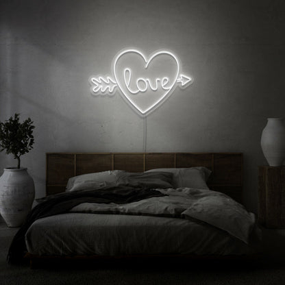 Arrow Heart Love Custom Neon Sign | Shineneon