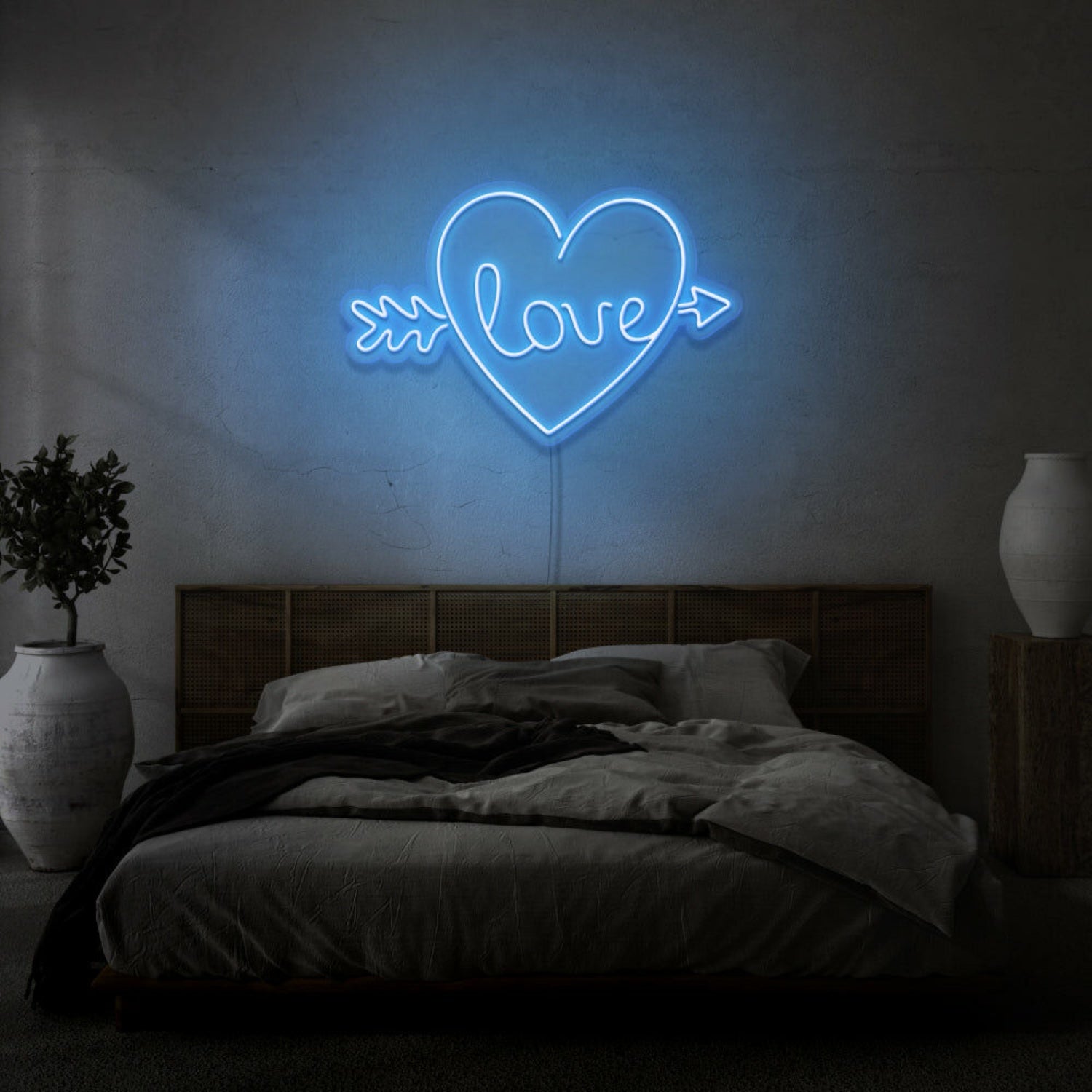 Arrow Heart Love Custom Neon Sign | Shineneon
