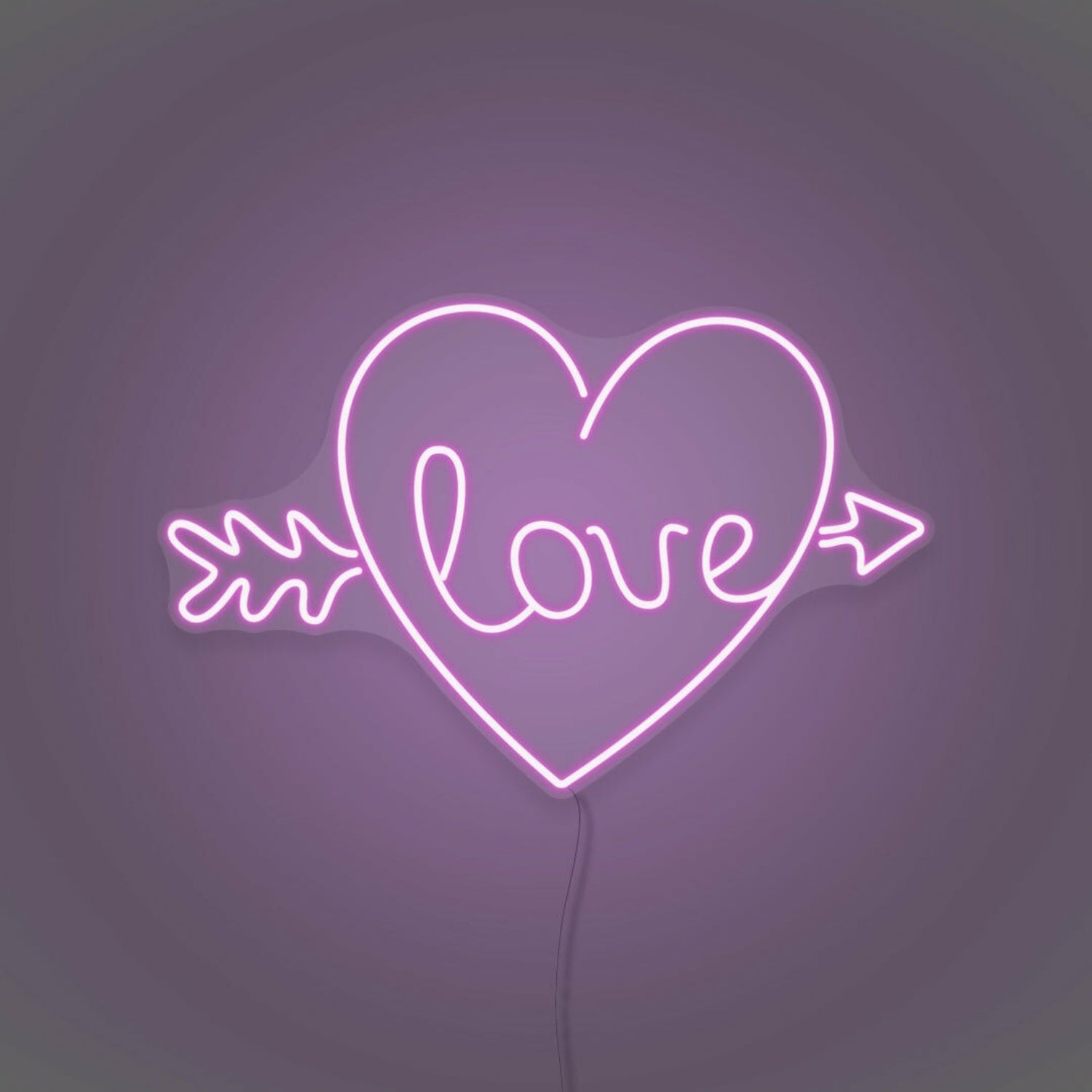 Arrow Heart Love Custom Neon Sign | Shineneon