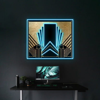 Art Deco Design Wall Artwork Neon Signs