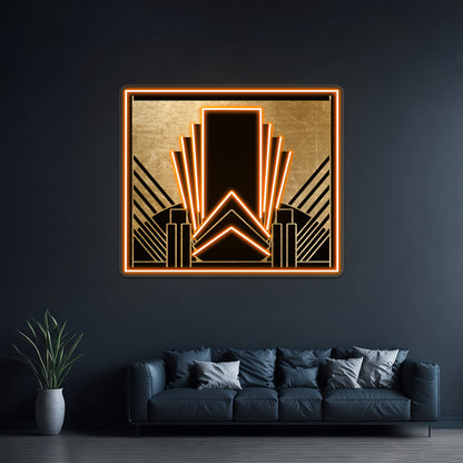 Art Deco Design Wall Artwork Neon Signs