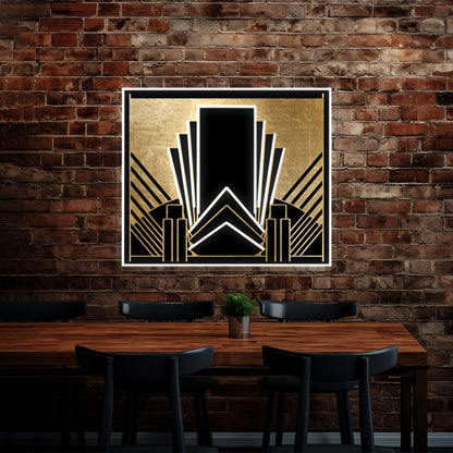 Art Deco Design Wall Artwork Neon Signs