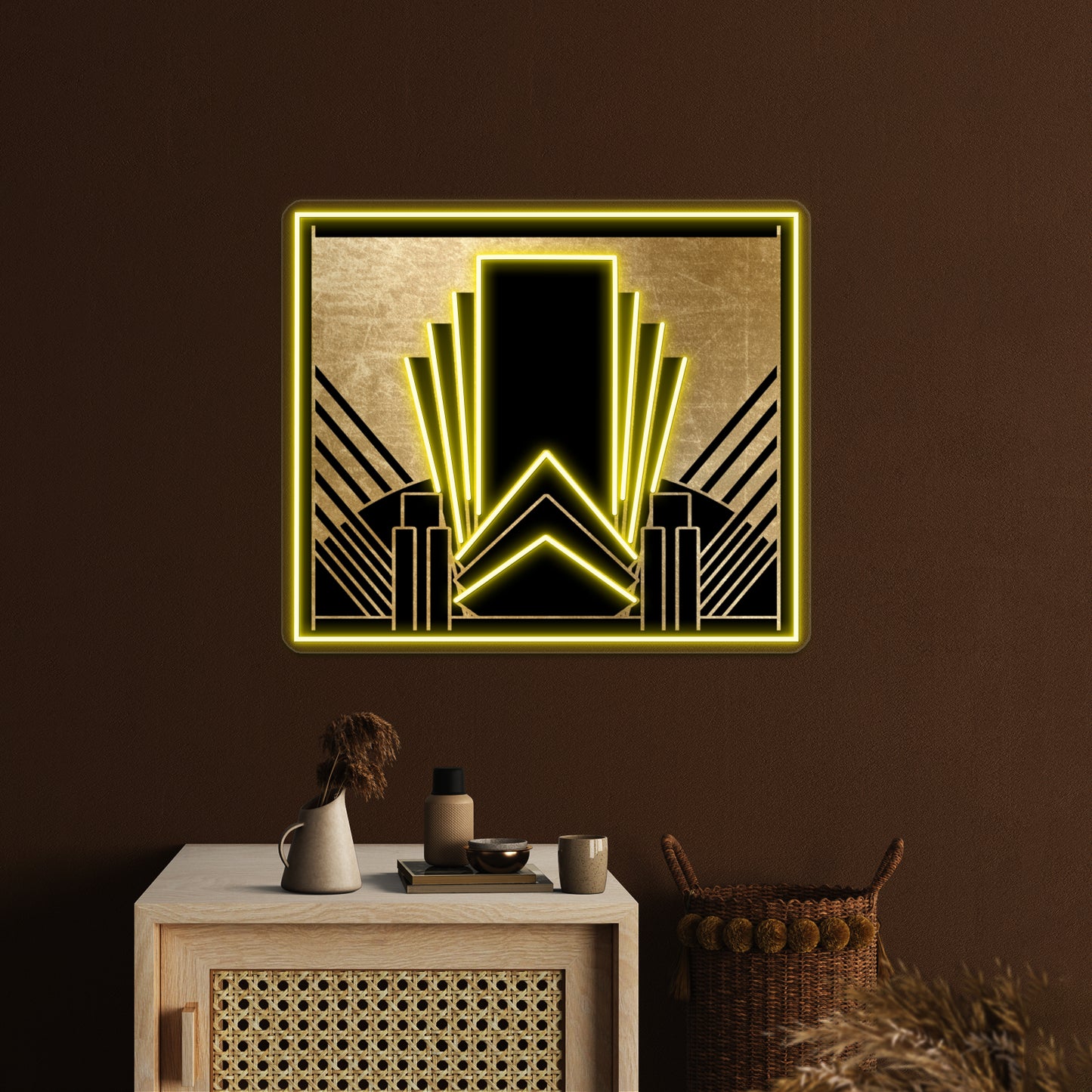 Art Deco Design Wall Artwork Neon Signs