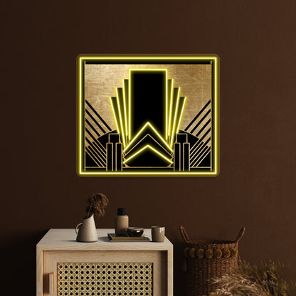 Art Deco Design Wall Artwork Neon Signs