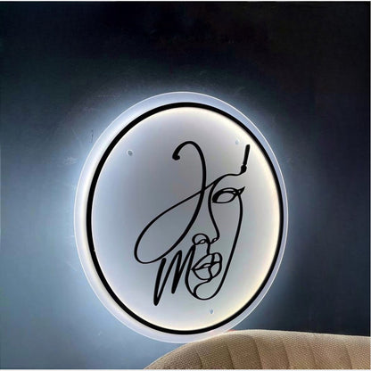 Art Face Acrylic Business Logo Sign