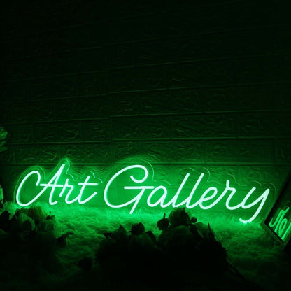 Art Gallery Green Led Neon Sign - Shineneon