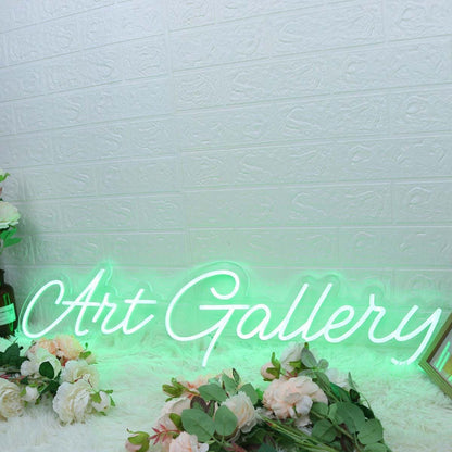 Art Gallery Green Led Neon Sign - Shineneon
