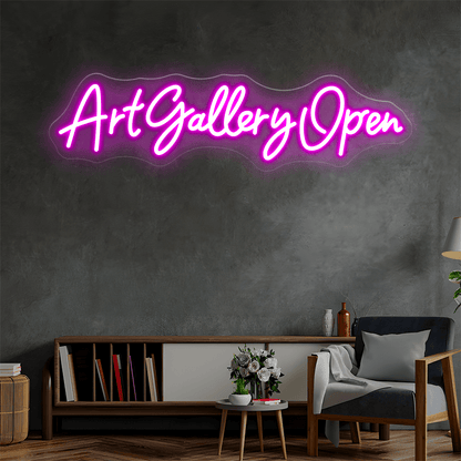 ART GALLERY OPEN - B Custom Neon Sign - Shineneon