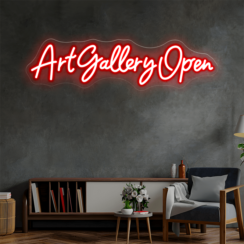 ART GALLERY OPEN - B Custom Neon Sign - Shineneon