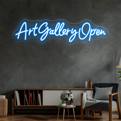ART GALLERY OPEN - B Custom Neon Sign - Shineneon