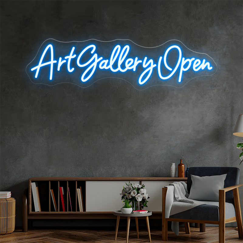 ART GALLERY OPEN - B Custom Neon Sign - Shineneon