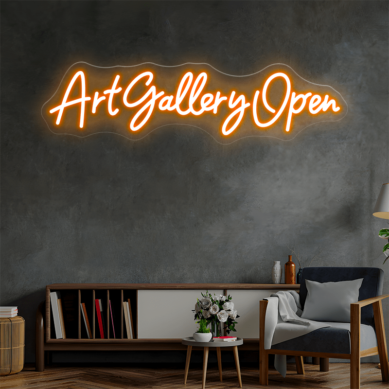 ART GALLERY OPEN - B Custom Neon Sign - Shineneon