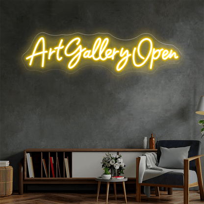 ART GALLERY OPEN - B Custom Neon Sign - Shineneon