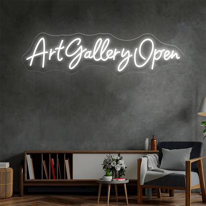ART GALLERY OPEN - B Custom Neon Sign - Shineneon