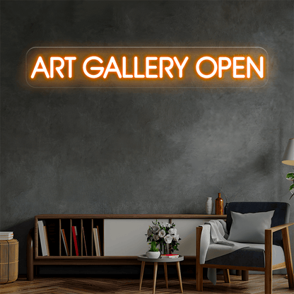 ART GALLERY OPEN Custom Neon Sign - Shineneon