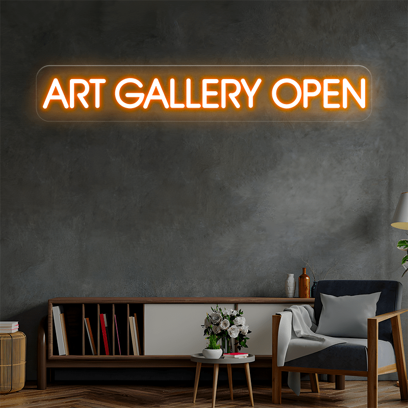 ART GALLERY OPEN Custom Neon Sign - Shineneon