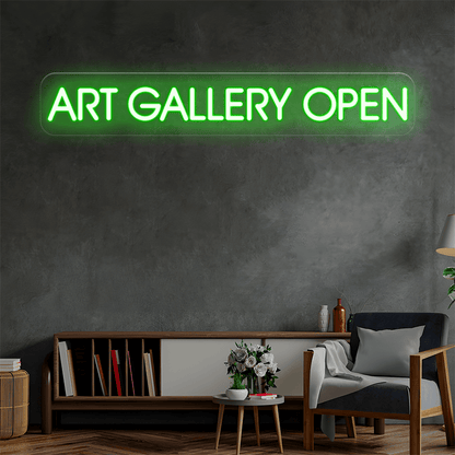 ART GALLERY OPEN Custom Neon Sign - Shineneon