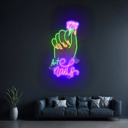 Art Nail Led Neon Sign Light Custom Led Signs - Shineneon