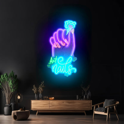 Art Nail Led Neon Sign Light Custom Led Signs - Shineneon