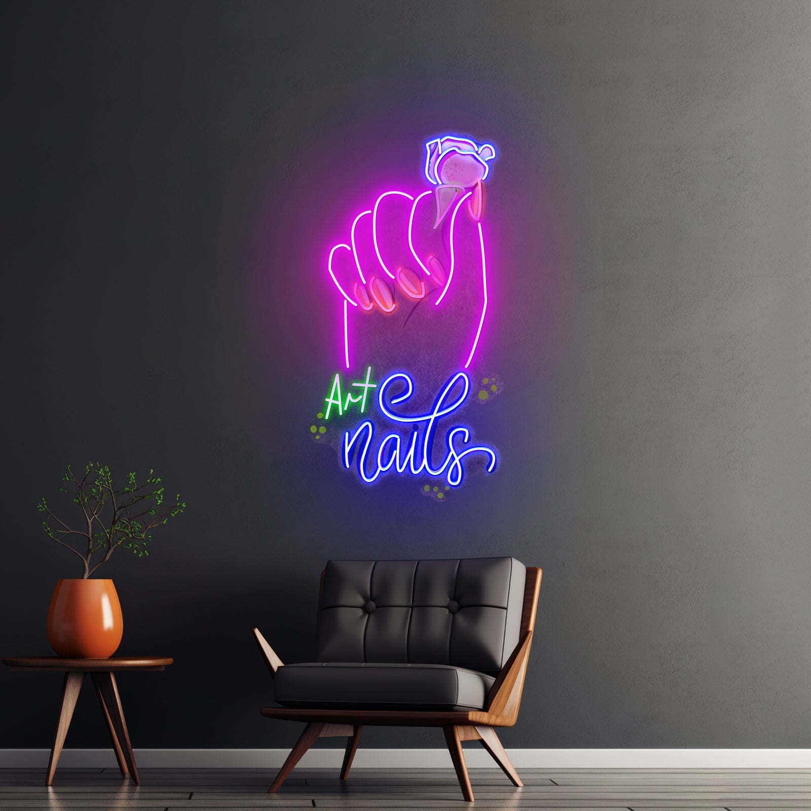 Art Nail Led Neon Sign Light Custom Led Signs - Shineneon
