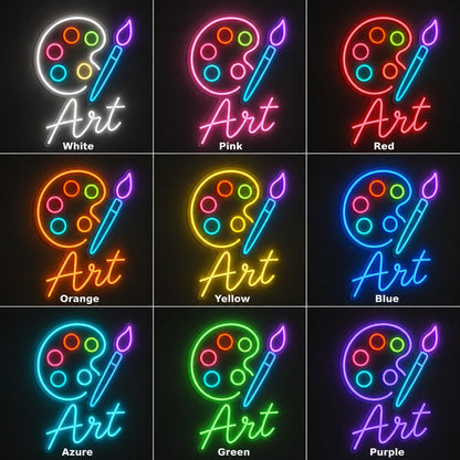 Art Palette Neon Sign LED Neon Sign color grid