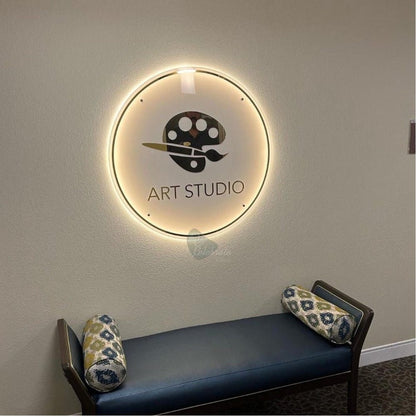 Art Studio Acrylic Business Logo Sign - Shineneon
