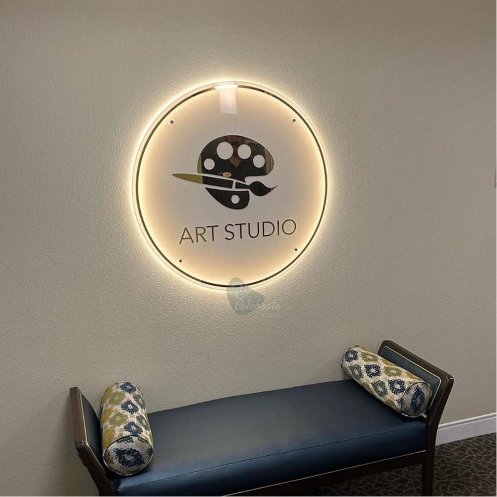 Art Studio Acrylic Business Logo Sign - Shineneon