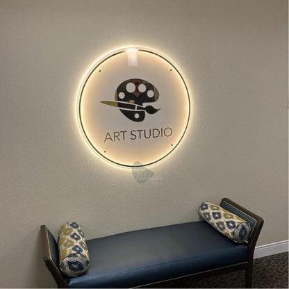 Art Studio Acrylic Business Logo Sign - Shineneon