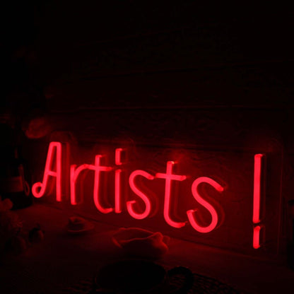 Artists Red Led Neon Sign - Shineneon