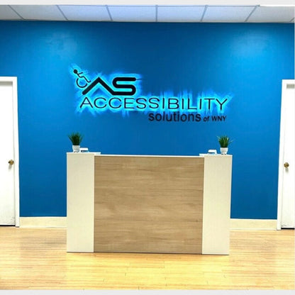 As Accessibility 3D Backlit Channel Letters Led Light Sign - Shineneon