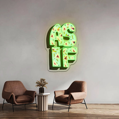 As If 90s Neon Signs For Neon Sign Wall Art - Shineneon