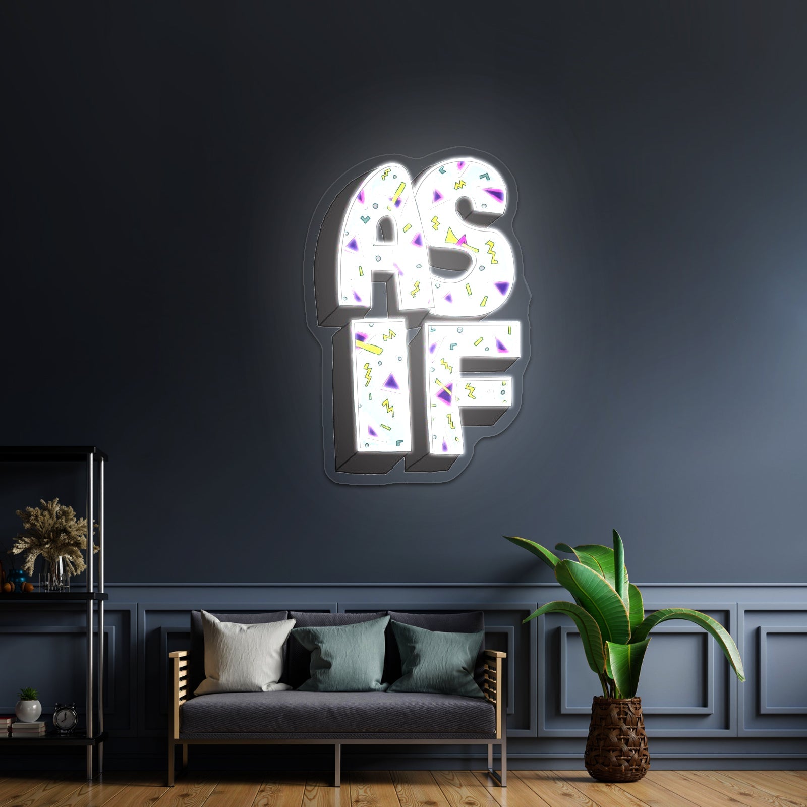 As If 90s Neon Signs For Neon Sign Wall Art - Shineneon