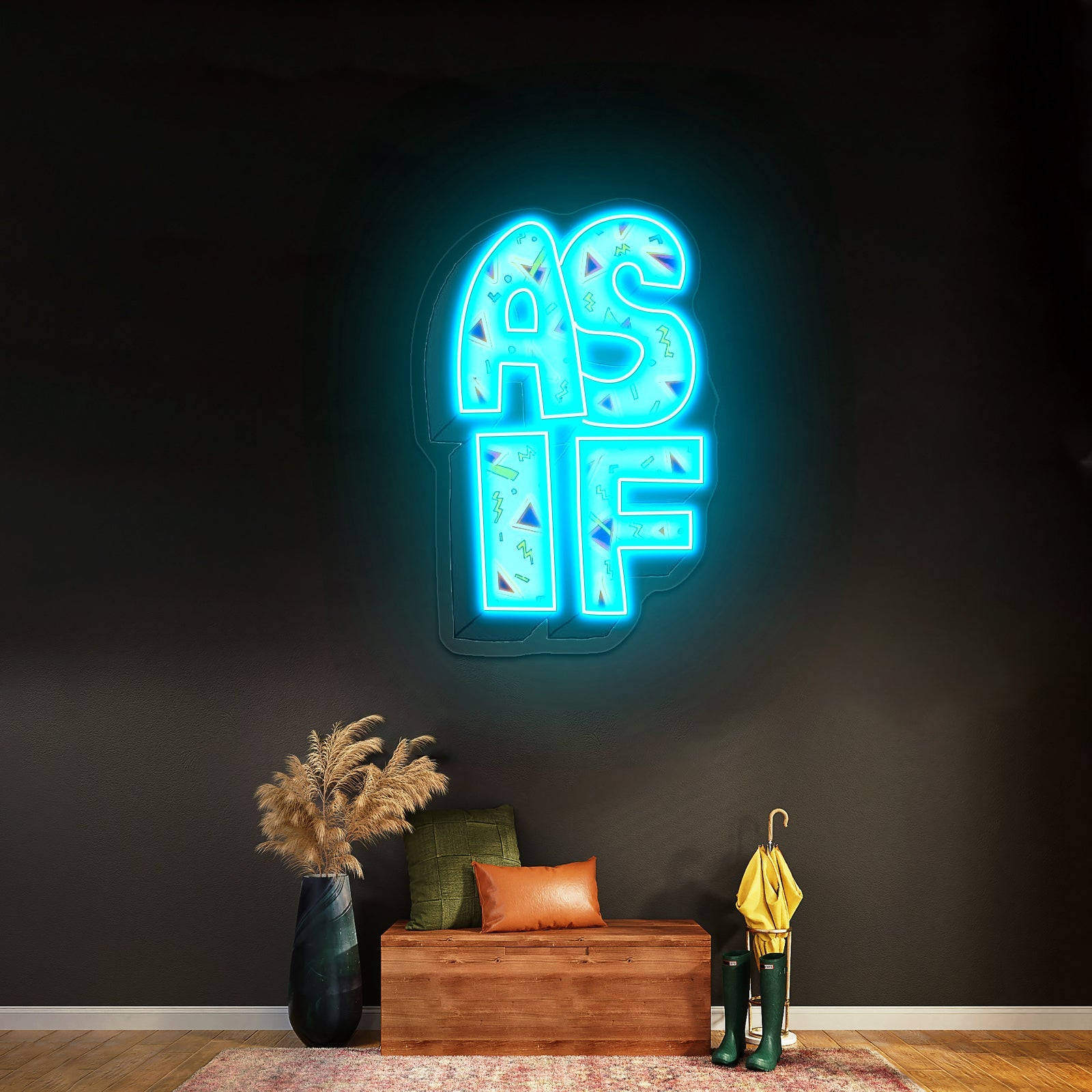 As If 90s Neon Signs For Neon Sign Wall Art - Shineneon