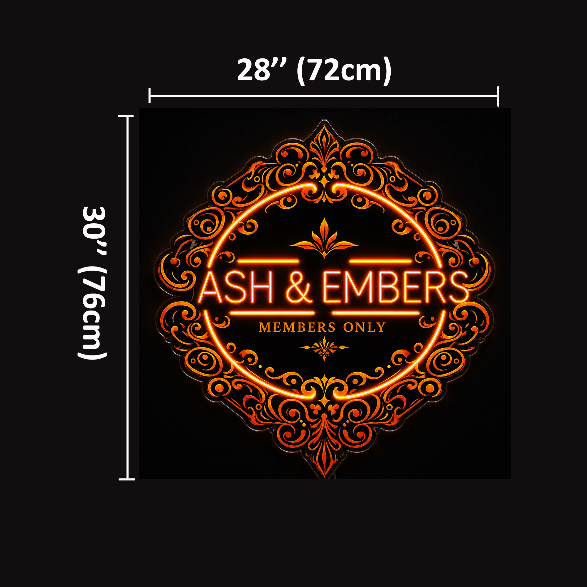 ASH & EMBERS Custom LED Neon Sign - Shineneon