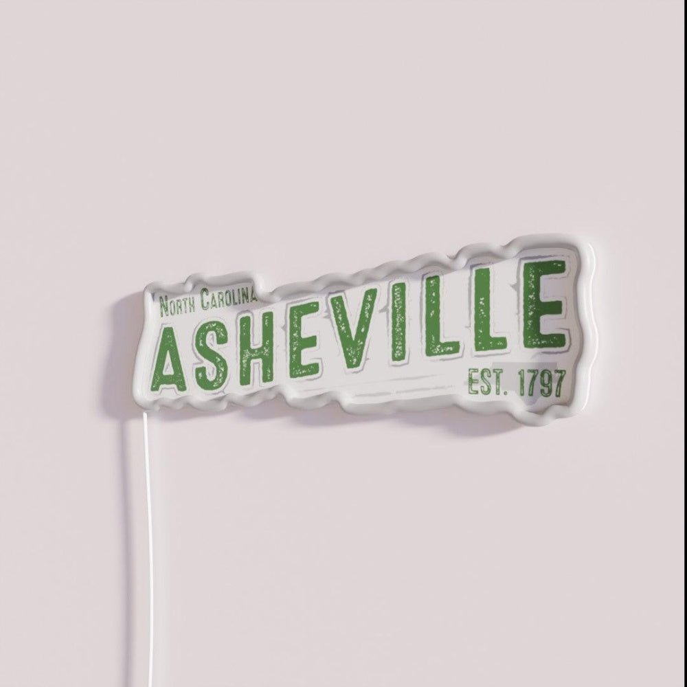 Asheville North Carolina Rgb Led Neon Sign - Shineneon