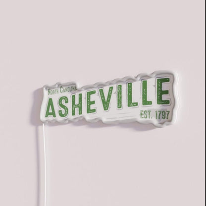 Asheville North Carolina Rgb Led Neon Sign - Shineneon