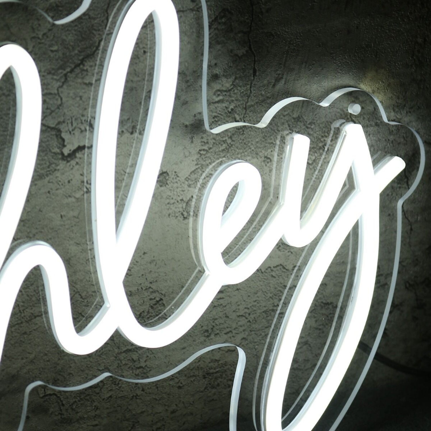 Ashley White Name Led Neon Sign - Shineneon