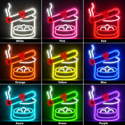 Ashtray Cigar Neon Sign LED Neon Sign color grid