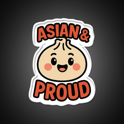 Asian Dumpling Character For Aapi Month Pride Asian Cultural Led Neon Sign Rgb Color - Shineneon