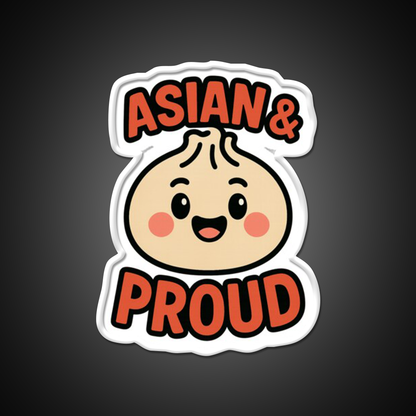 Asian Dumpling Character For Aapi Month Pride Asian Cultural Led Neon Sign Rgb Color - LED neon sign view 11