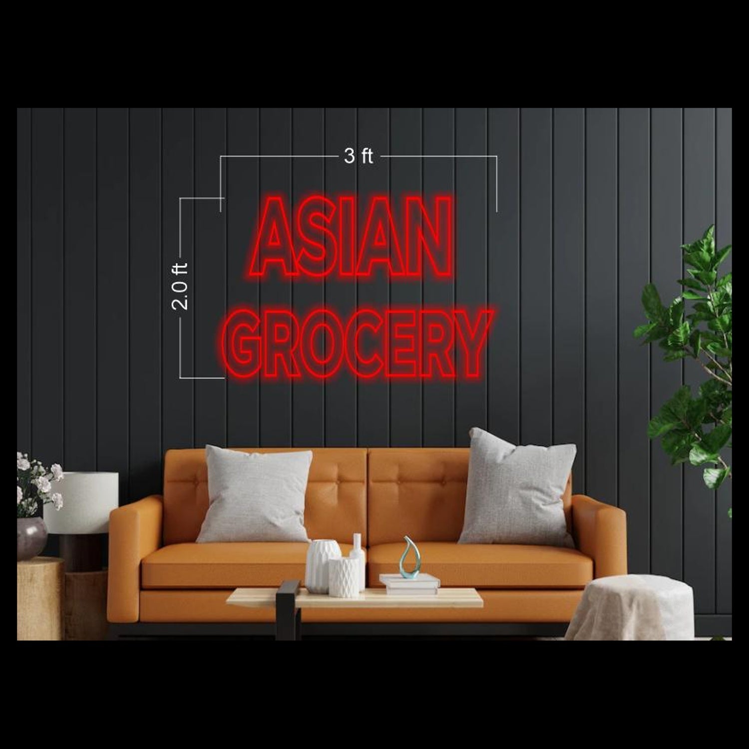 Asian Grocery Led Neon Sign | Shineneon