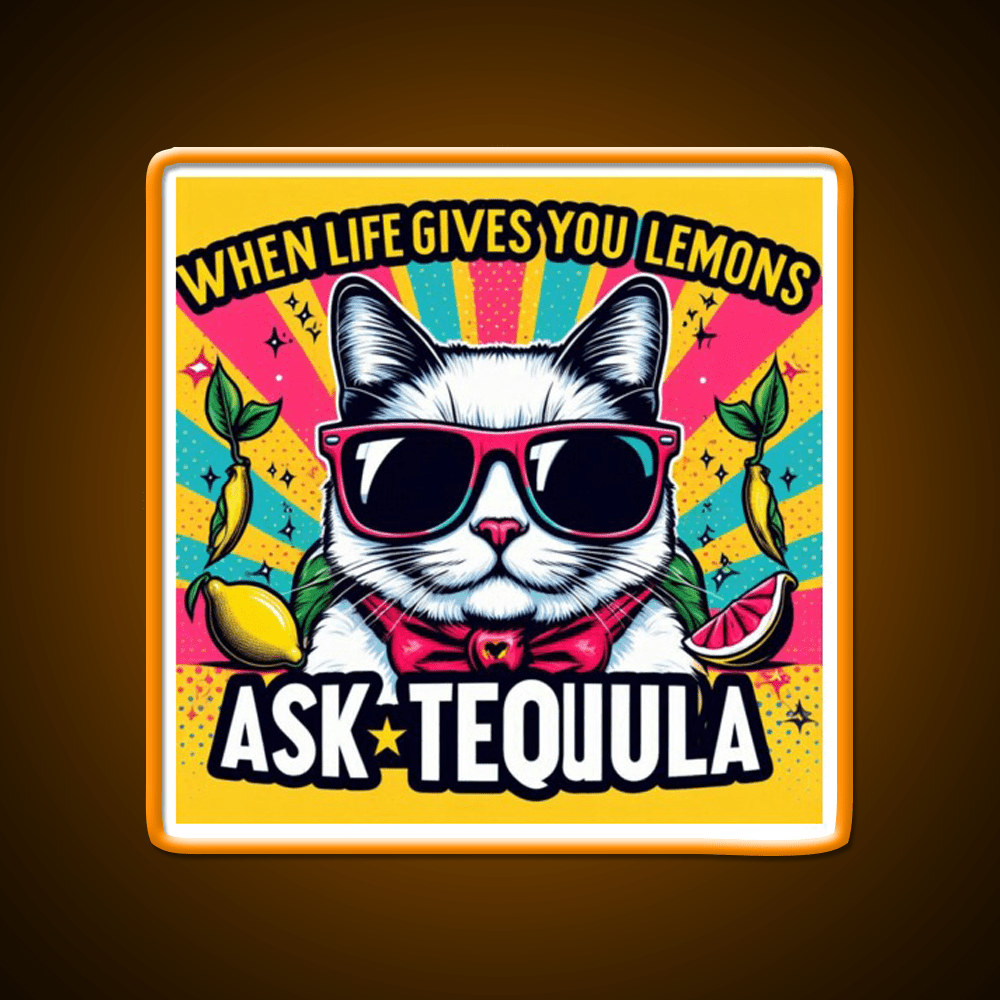 Ask Tequila Led Neon Sign Chinese Food Rgb Color - Shineneon