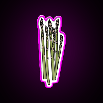 Asparagus Snack Food Led Neon Sign Rgb Color - Shineneon